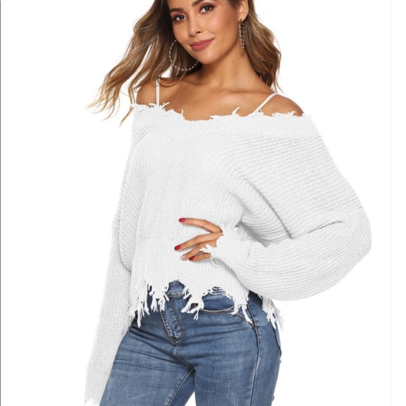 🍁Daphne Distressed Sweater - Picture 3 of 6